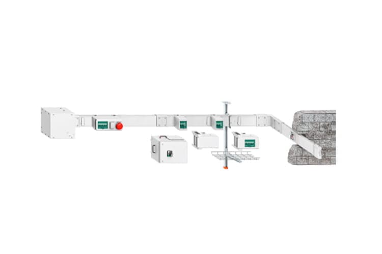 Canalis rail distributor